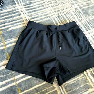 NWOT black running shorts